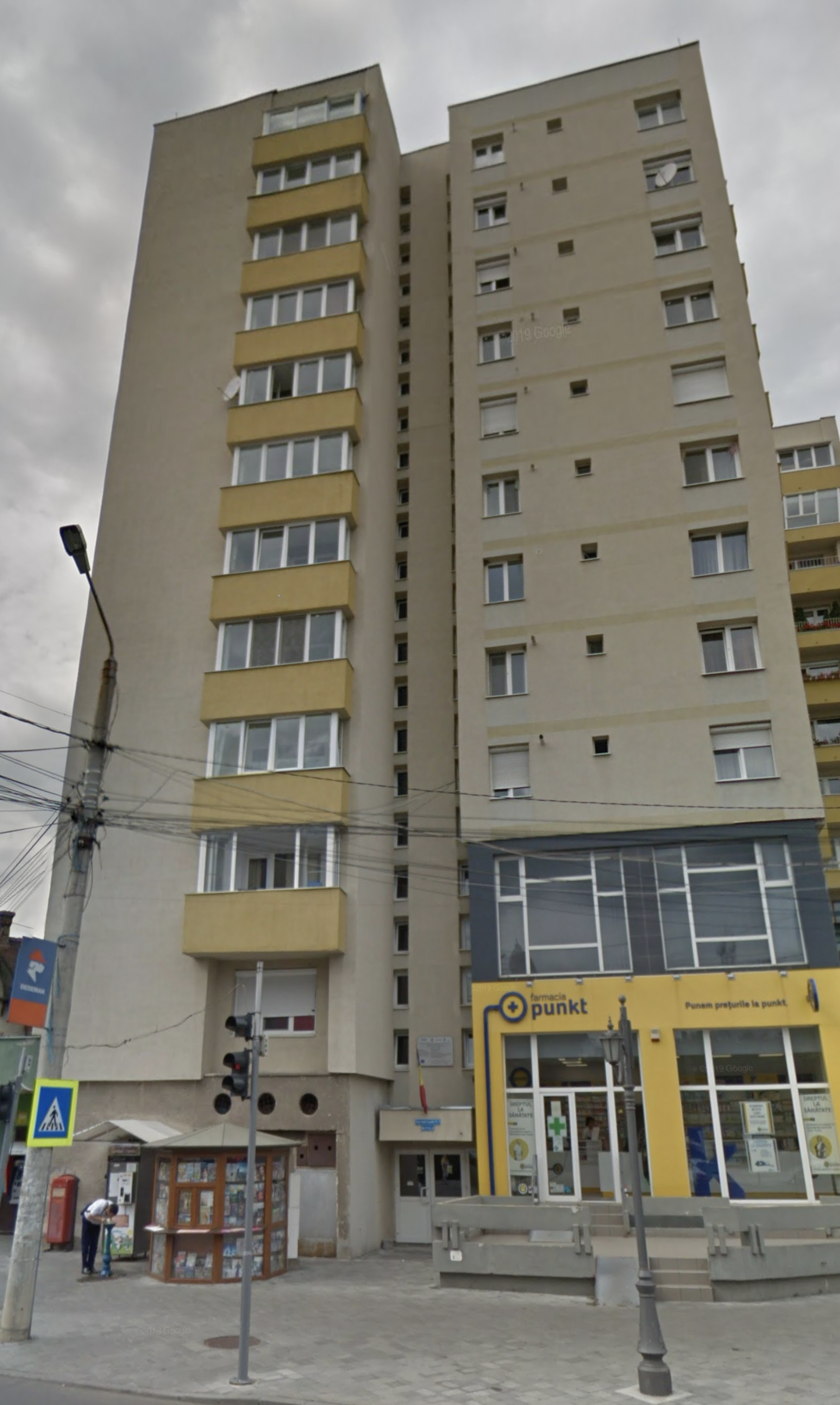 Blocul în care locuia familia Bran în anii ’70 (blvd. Vasile Lucaciu)
